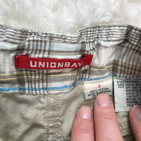 Jr’s Tan Drawstring Union Bay Shorts Size 3. EUC - Picture 5 of 8